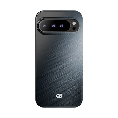 Brushed Obsidian Steel · Tough Phone Case for Pixel ·  Grey