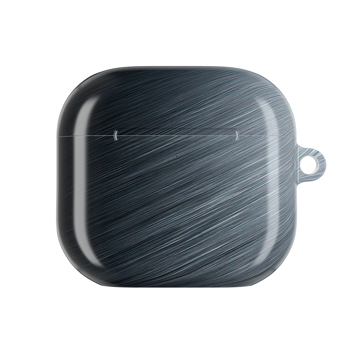 Brushed Obsidian Steel · Hard Case for AirPods & AirPods Pro · Grey
