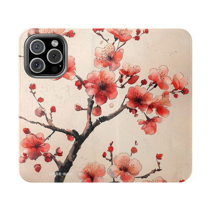 Cherry Blossom Breeze - iPhone 16 Pro Case - Wallet
