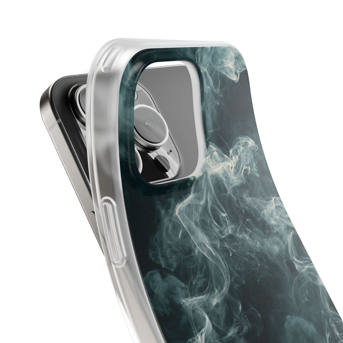 Luminescent Vapor Drift · Lite Phone Case for iPhone ·  Teal