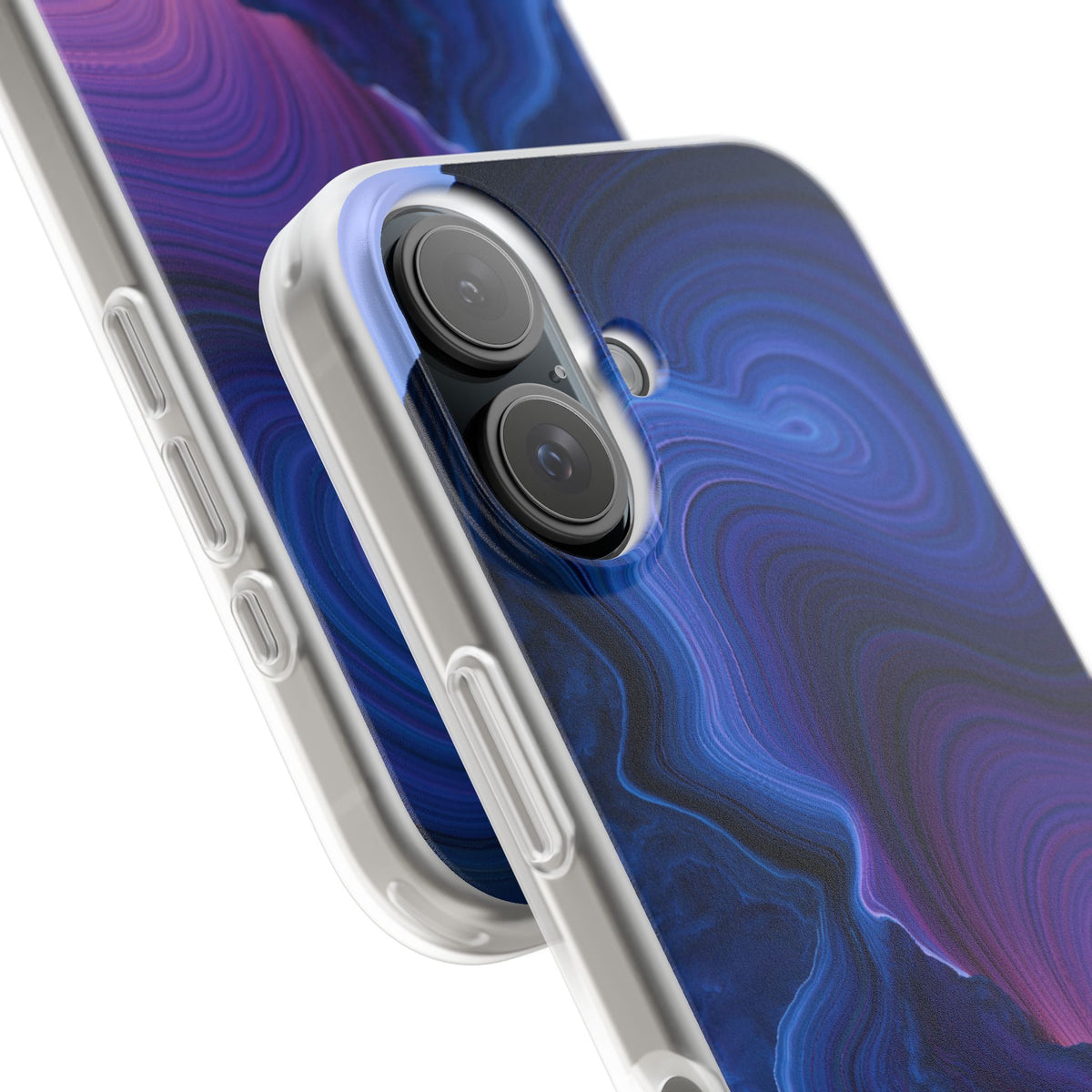 Radiant Strata · Lite Phone Case for iPhone ·  Blue