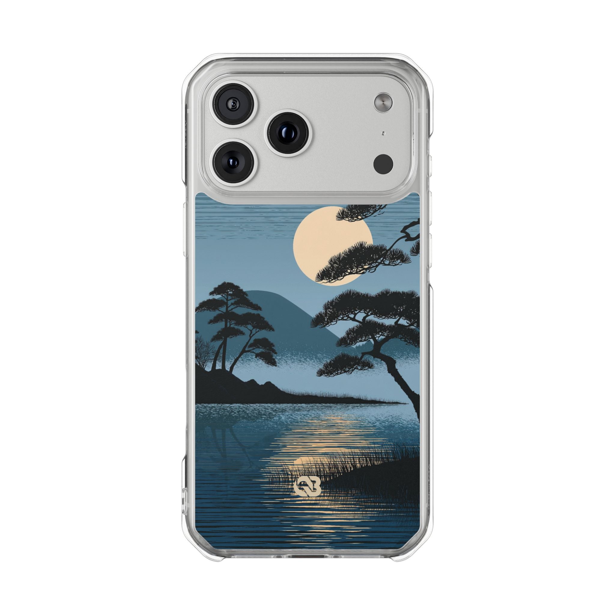 Blue Impact MagSafe Phone Case for iPhone - Midnight Kyoto Pine