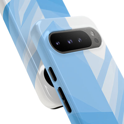 Blue Tough Phone Case for Google Pixel - Arctic Glacial Ridge