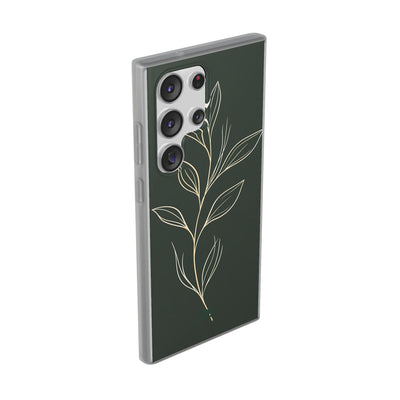Green Lite Phone Case for Samsung - Deep Moss Willow