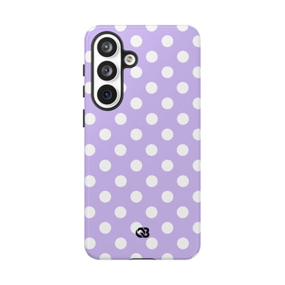Lavender Polka Grid · Tough Θήκη για Samsung