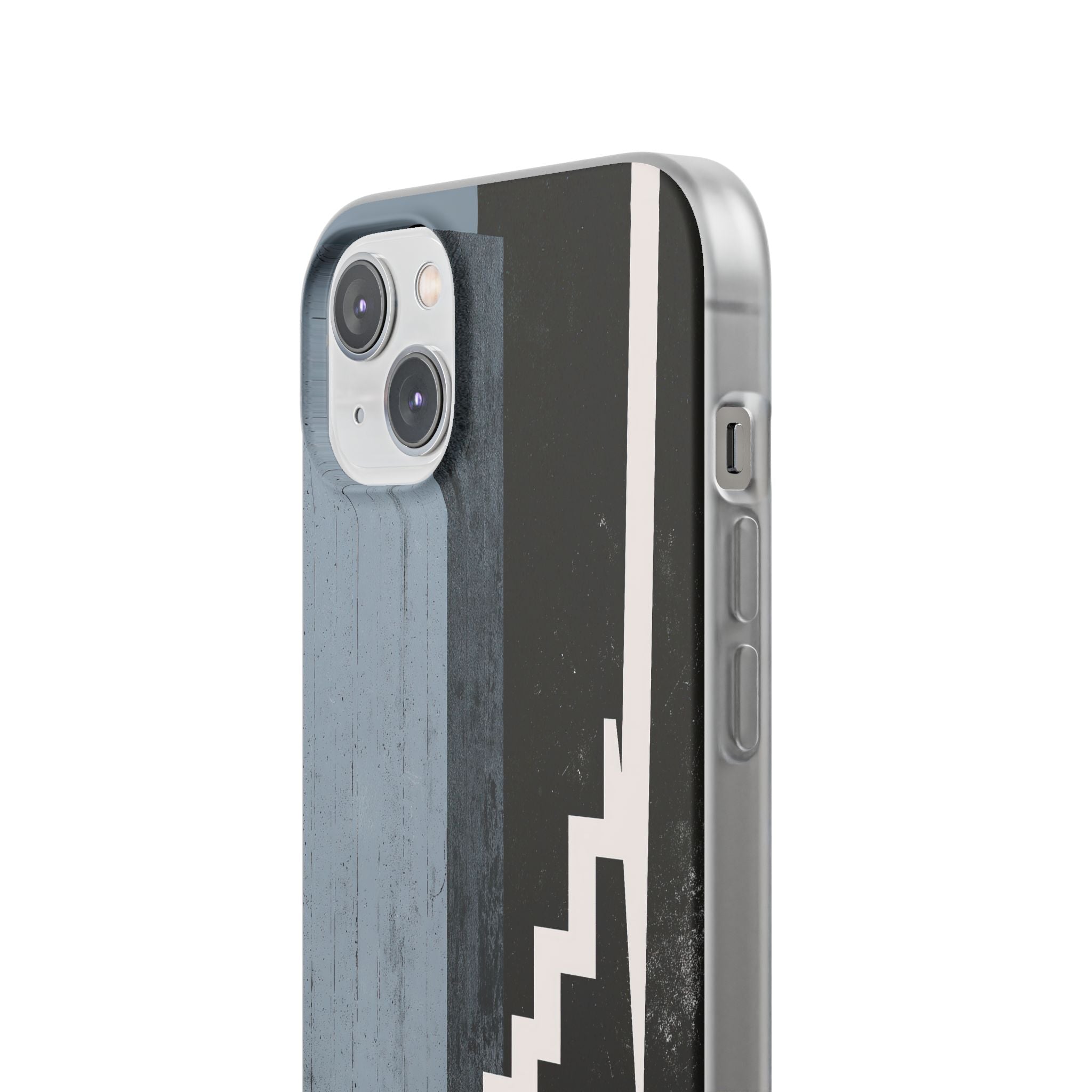 Grey Lite Phone Case for iPhone - Industrial Concrete Void