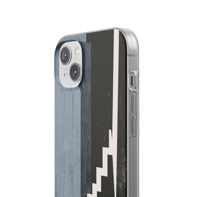 Grey Lite Phone Case for iPhone - Industrial Concrete Void
