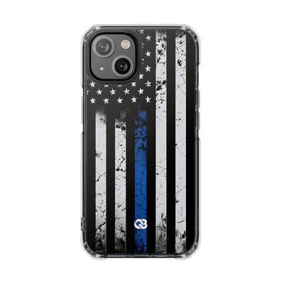 Gritty Cobalt Flag · Impact Phone Case for iPhone · Magsafe