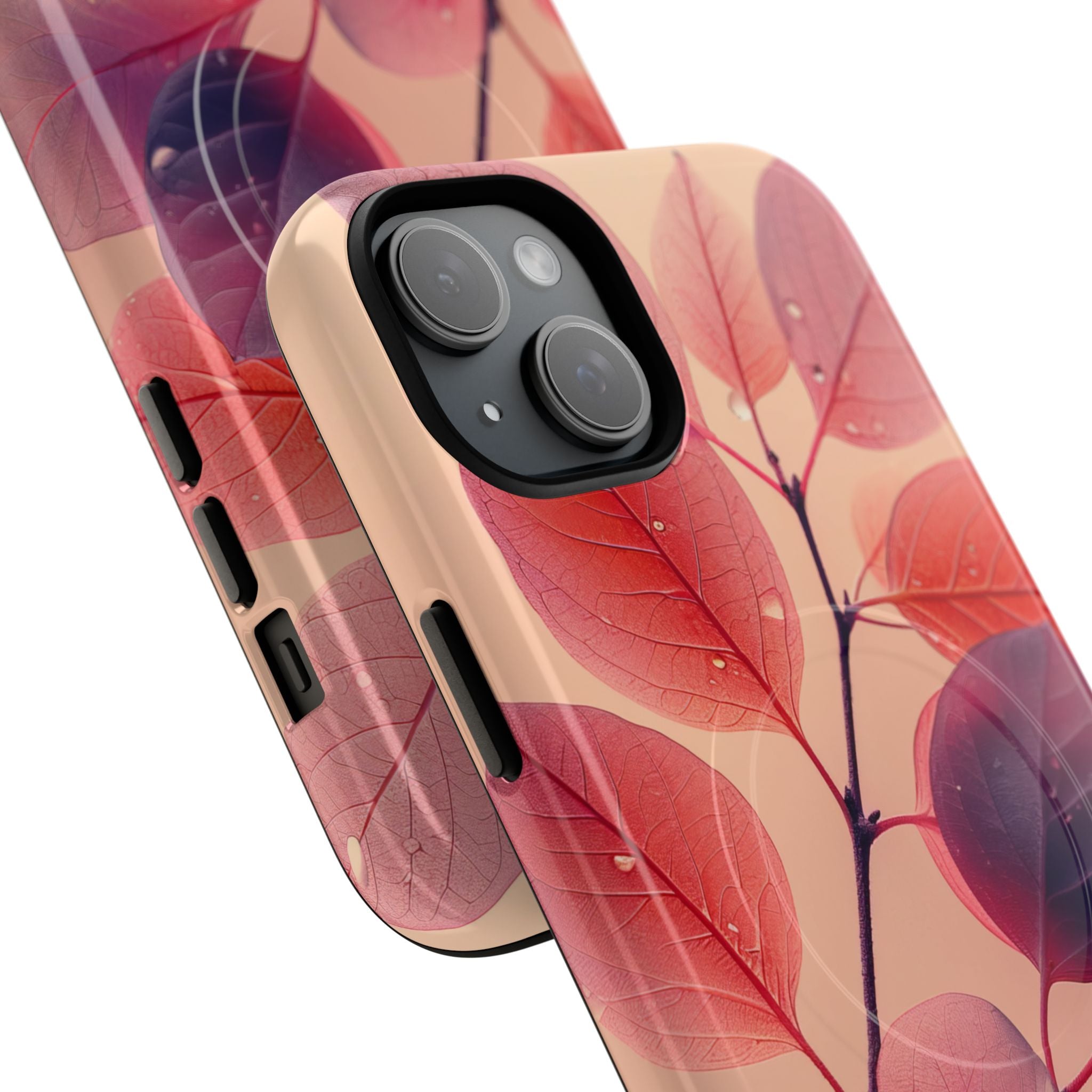 Dewy Magenta Foliage · Tough+ Phone Case for iPhone · Magsafe