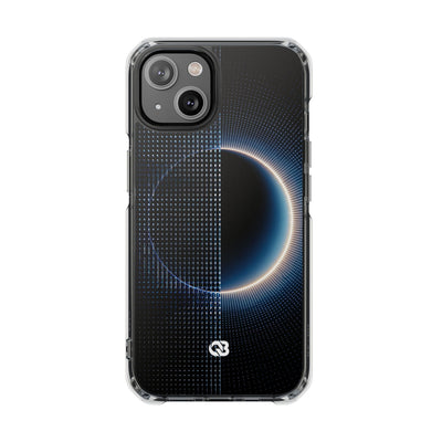 Luminous Meridian · Clear Impact Magnetic Phone Case for iPhone · Black