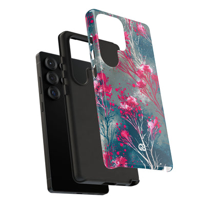 Cyber Blossom · Tough Phone Case for Samsung · Teal