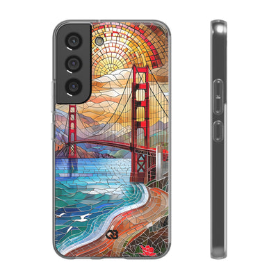 Crimson Arch Coast · Soft Custodia per Samsung