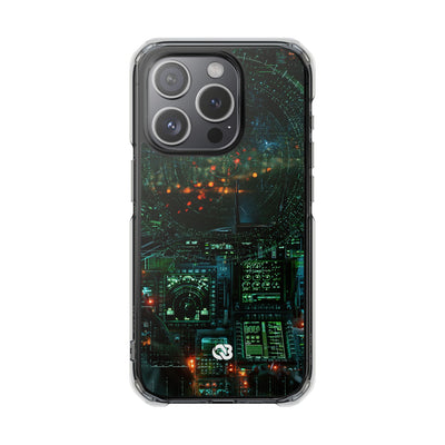 Tactical Avionics HUD · Clear Impact Magnetic Phone Case for iPhone · Green