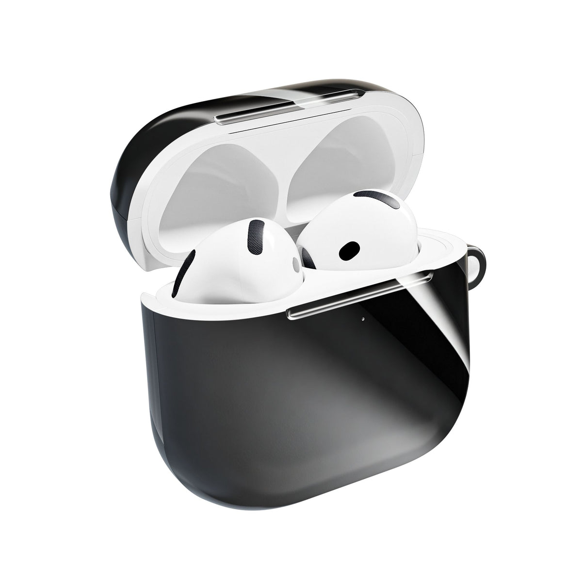 Obsidian Ridge · Hard Case for AirPods & AirPods Pro · Black