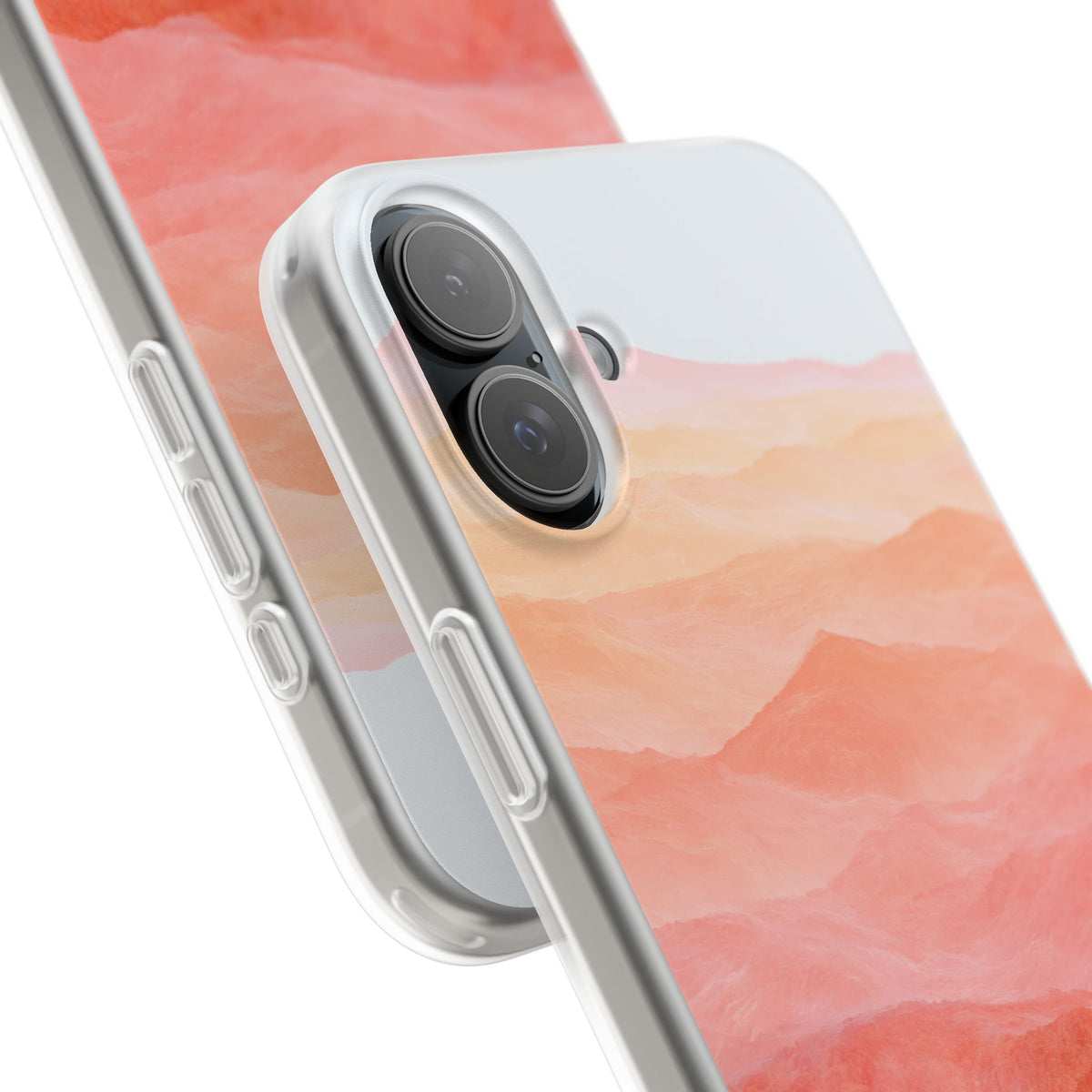 Alpenglow Ridge Vista · Lite Phone Case for iPhone ·  Orange