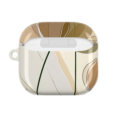 Translucent Petal Contour · Hard Case for AirPods & AirPods Pro · Beige