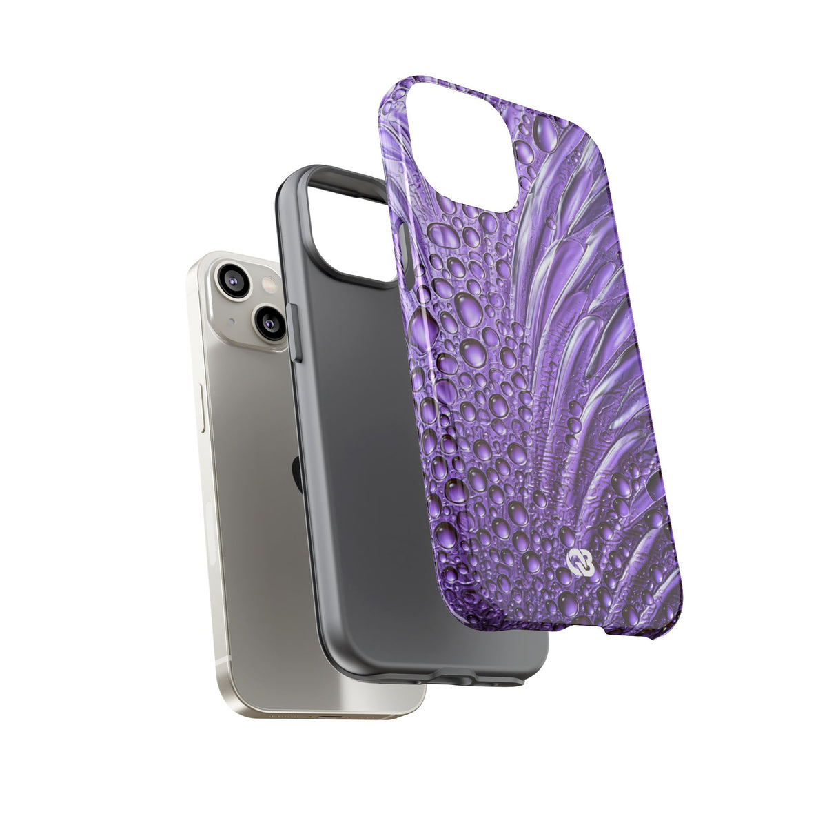 Violet Liquid Gel · Tough Phone Case for iPhone · Purple