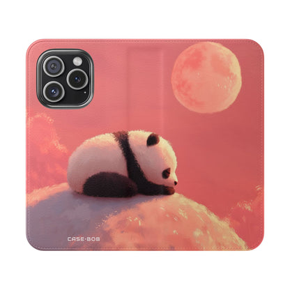 Panda Moonlight - iPhone 15 Pro Case - Portemonnee