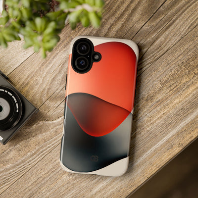 Translucent Crimson Form · Tough Phone Case for iPhone · Red
