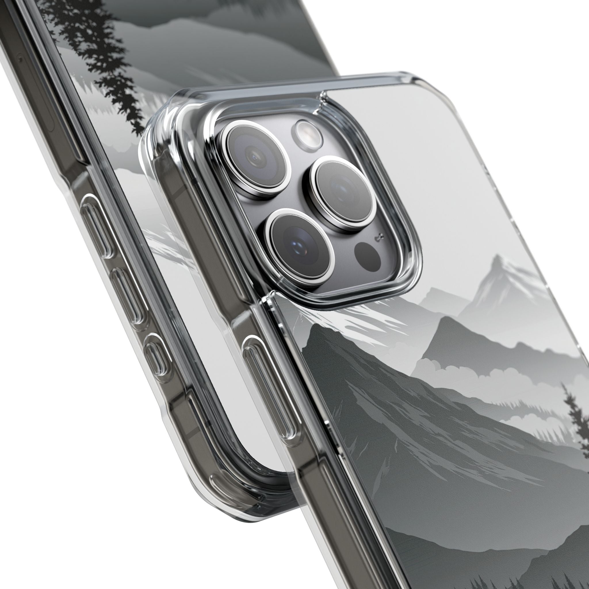 Grey Impact MagSafe Phone Case for iPhone - Granite Ridge Mist