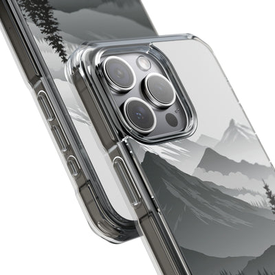 Grey Impact MagSafe Phone Case for iPhone - Granite Ridge Mist