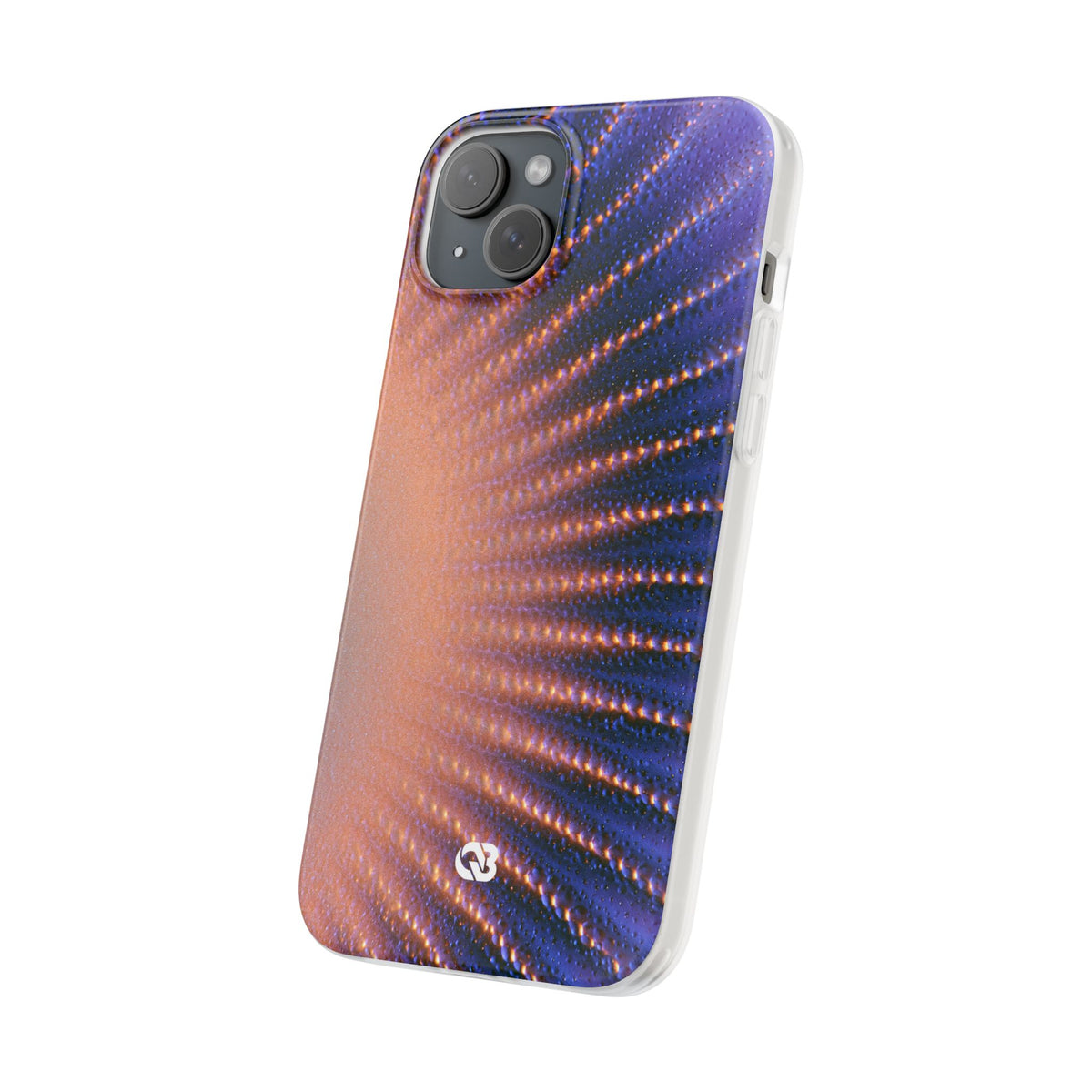 Luminous Aura Burst · Lite Phone Case for iPhone ·  Blue