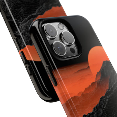 Solar Ridge Mesh · Tough Phone Case for iPhone · Black
