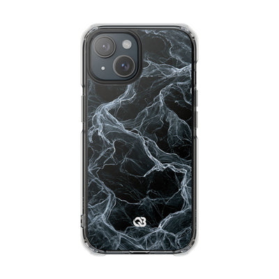 Arctic Gossamer · Clear Impact Magnetic Phone Case for iPhone · Black