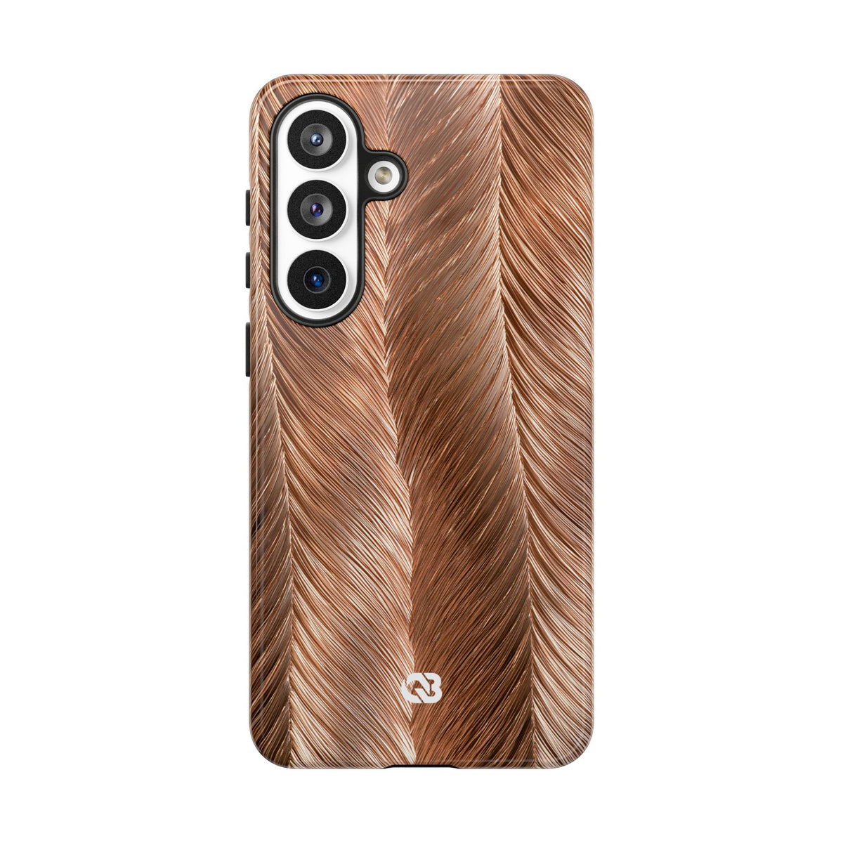 Rose Gold Weave · Tough Phone Case for Samsung · Brown