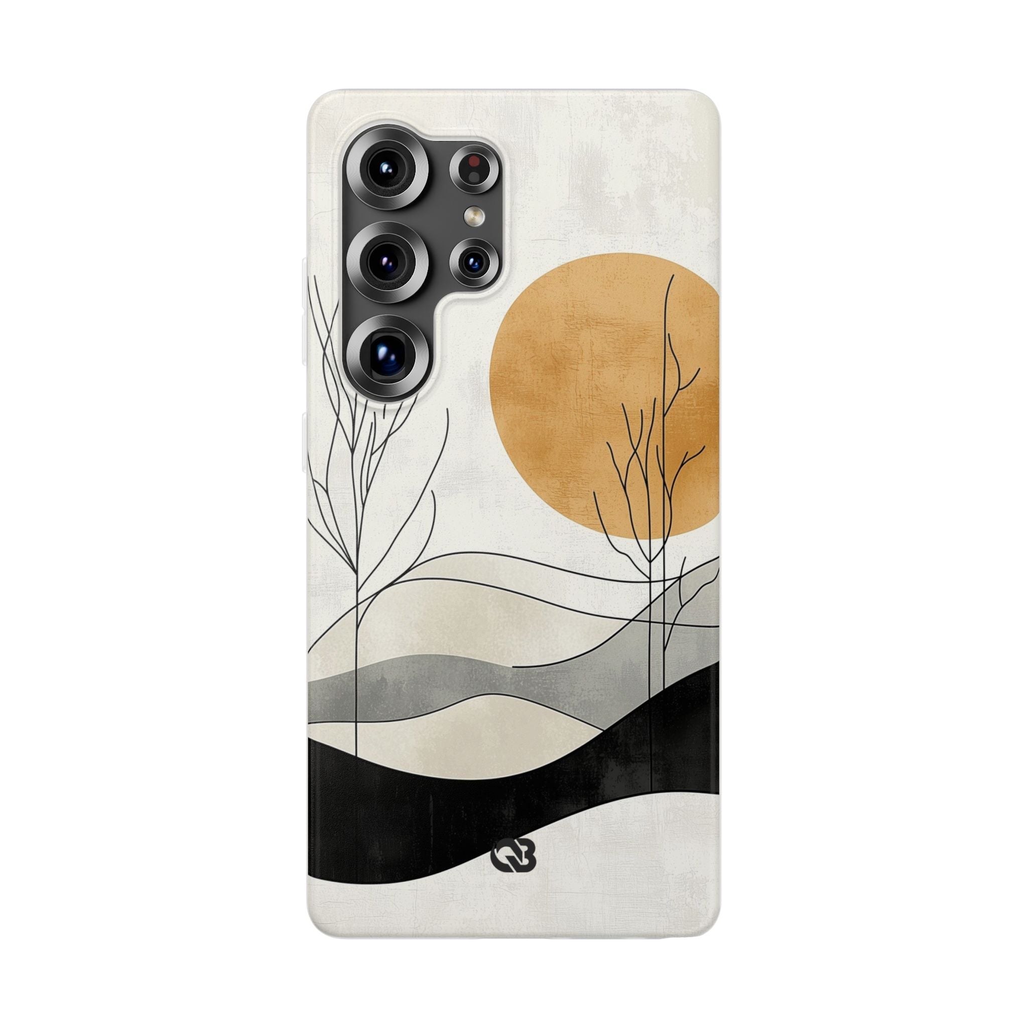 Burnt Horizon Lines · Soft Phone Case for Samsung