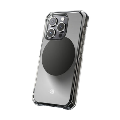 Grey Impact MagSafe Phone Case for iPhone - Matte Onyx Sphere