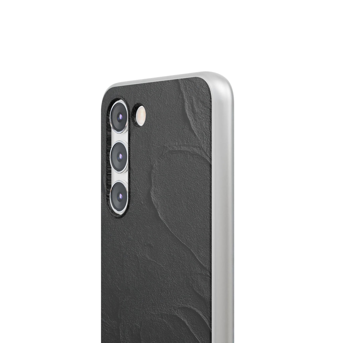 Obsidian Stucco Relief · Lite Phone Case for Samsung · Black