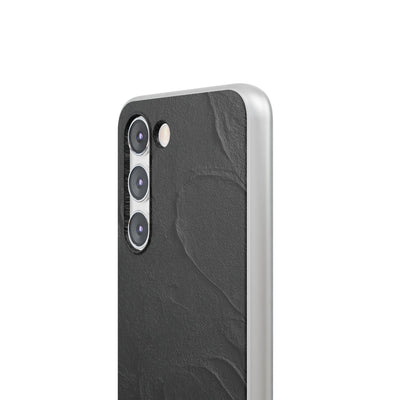 Obsidian Stucco Relief · Lite Phone Case for Samsung · Black