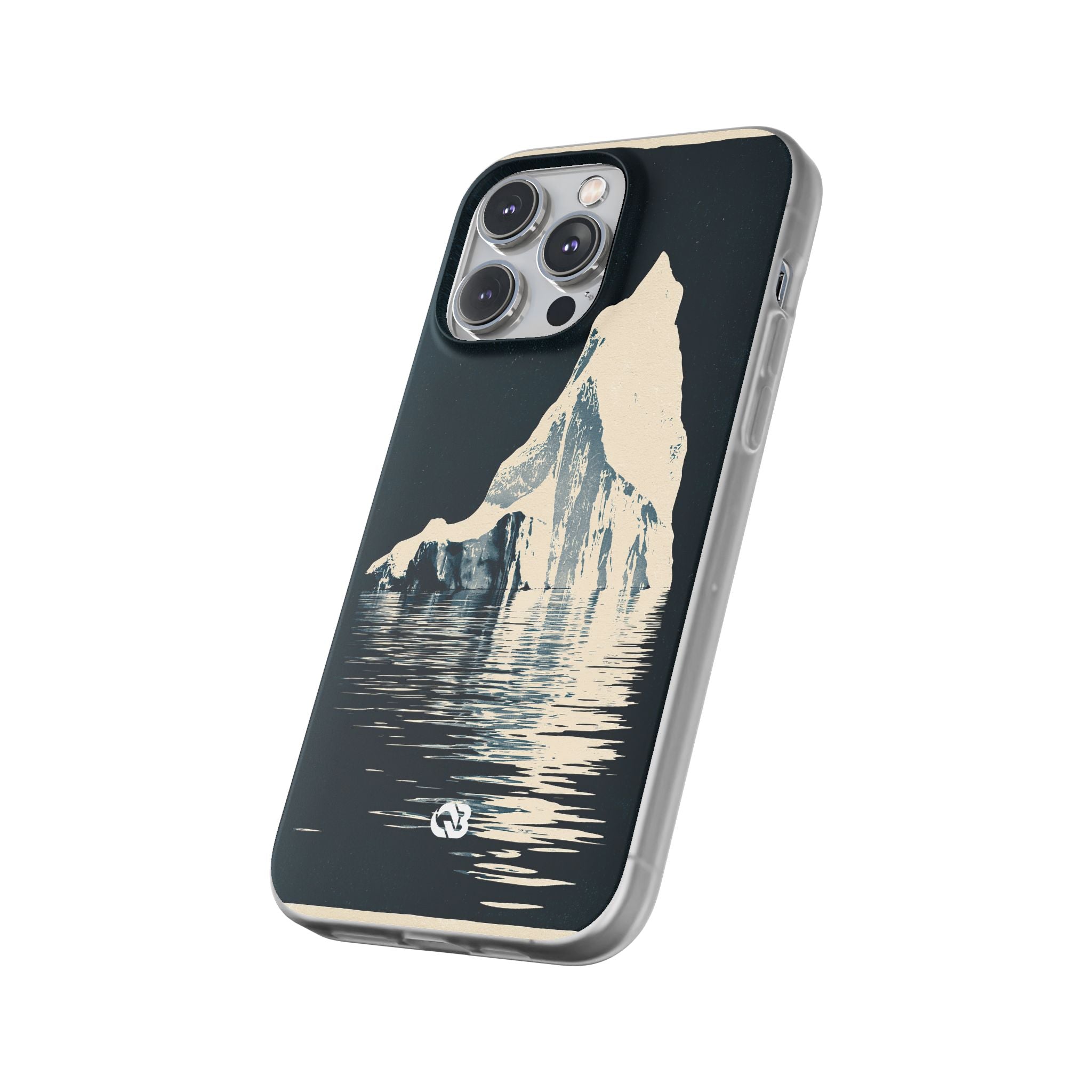 Blue Lite Phone Case for iPhone - Frozen Navy Monolith