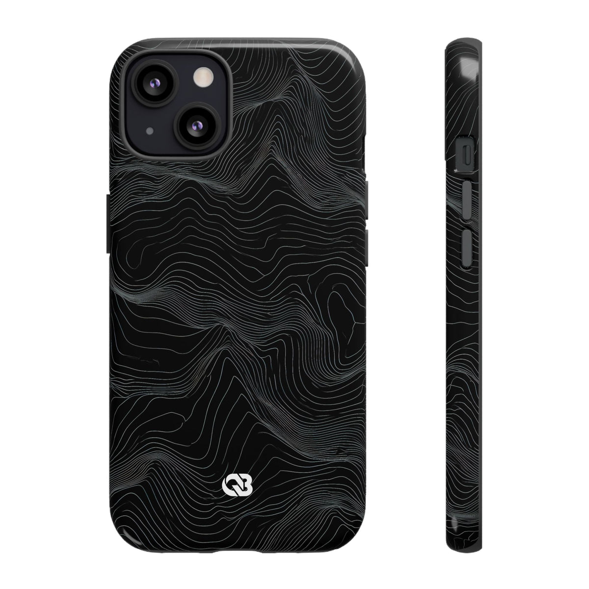 Obsidian Ridge · Tough Phone Case for iPhone · Black