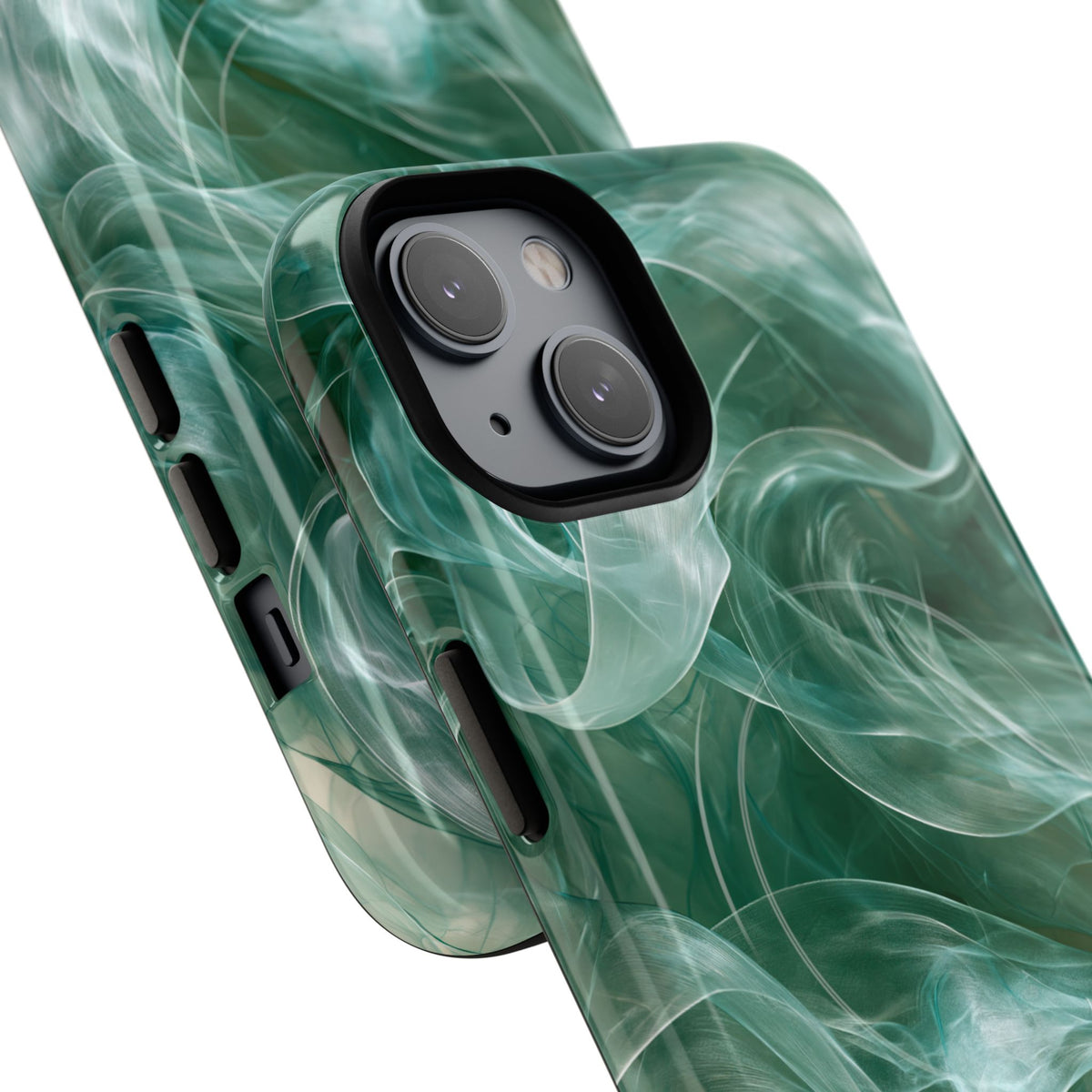 Translucent Aqua Flow · Tough 2.0 Magnetic Phone Case for iPhone · Teal