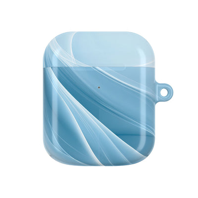 Glacial Ridge Contours · Hard Case for AirPods & AirPods Pro · Blue
