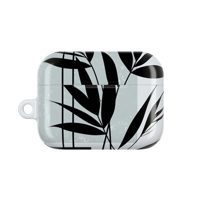Zen Bamboo Silhouette · Hard Case for AirPods & AirPods Pro · Green