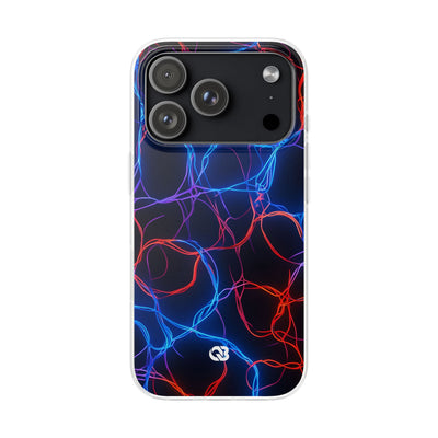 Electric Synapse Glow · Soft Handyhülle für iPhone