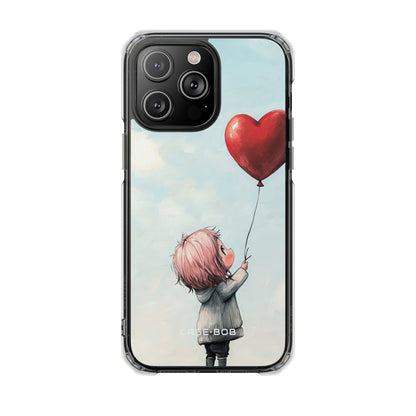 Heart Balloon Glow iPhone 14 Pro Max Case - Impact
