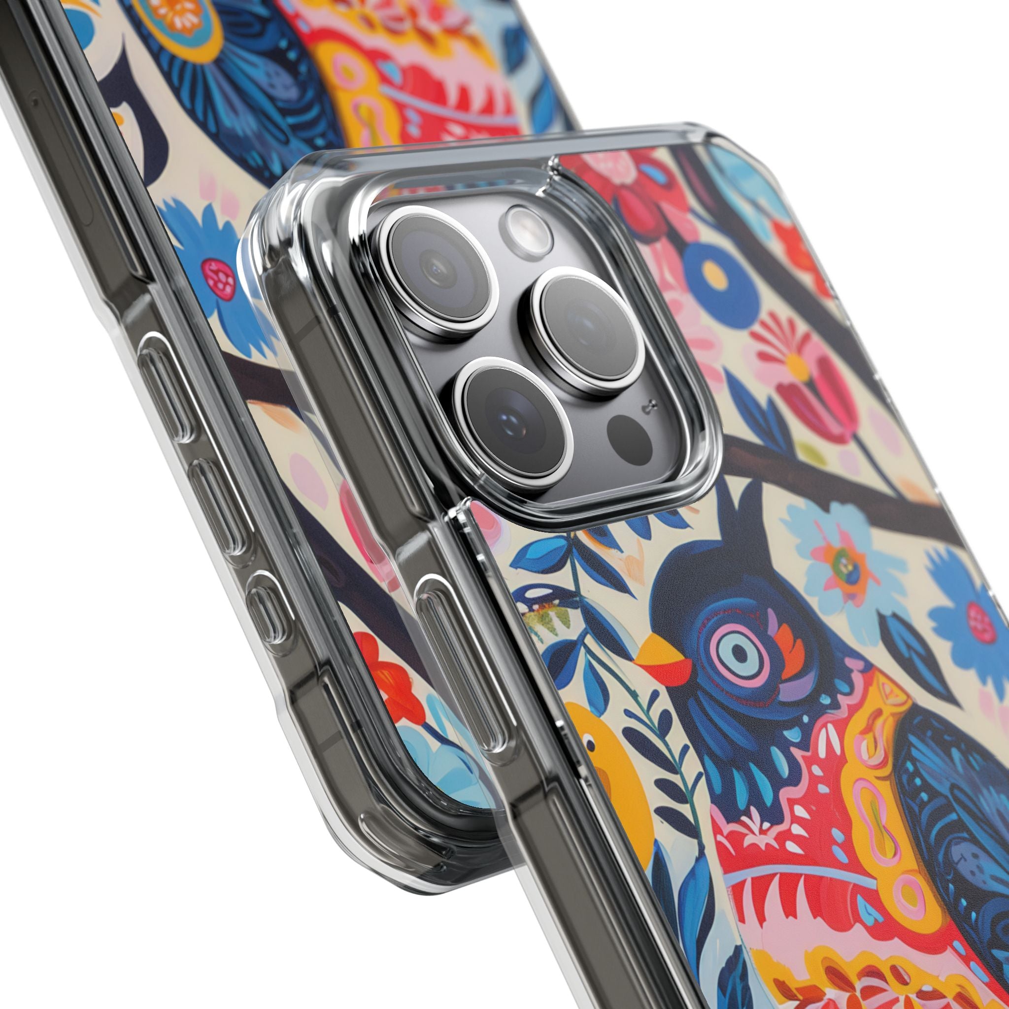 Owl Bloom iPhone 15 Pro Max Case - Impact
