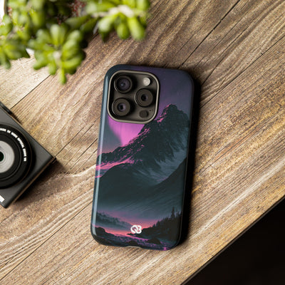 Arctic Aurora Summit · Tough Phone Case for iPhone · Black