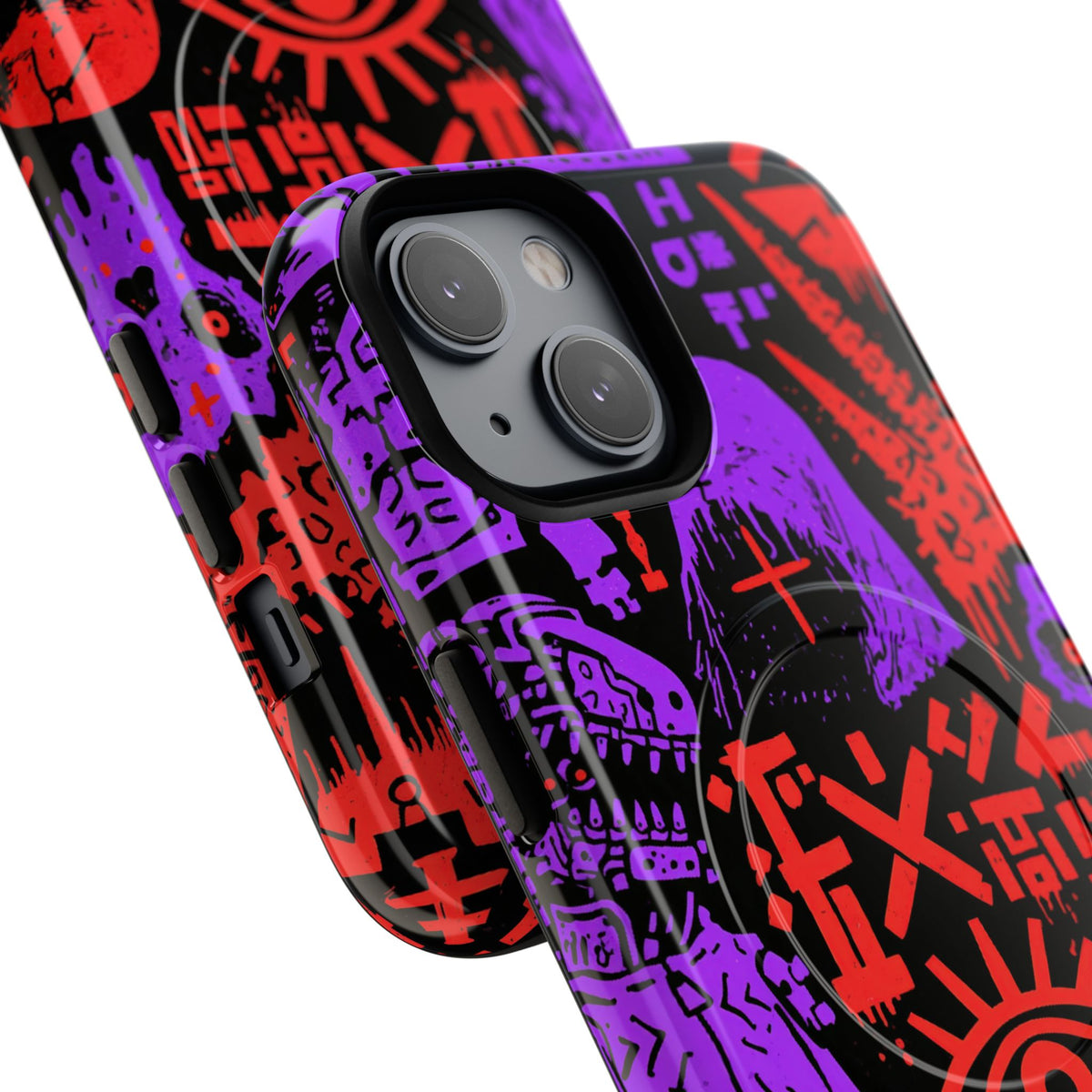 Underground Cyber Glyphs · Tough 2.0 Magnetic Phone Case for iPhone · Black