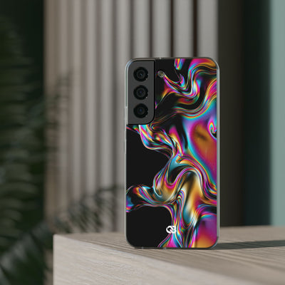 Purple Lite Phone Case for Samsung - Liquid Neon Chrome