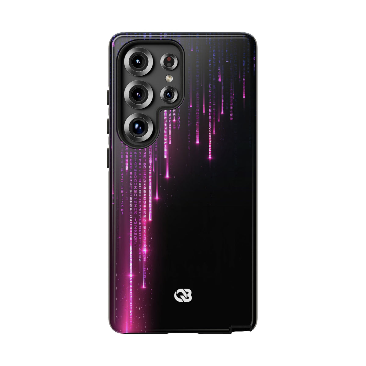 Binary Cascade · Tough Phone Case for Samsung · Black