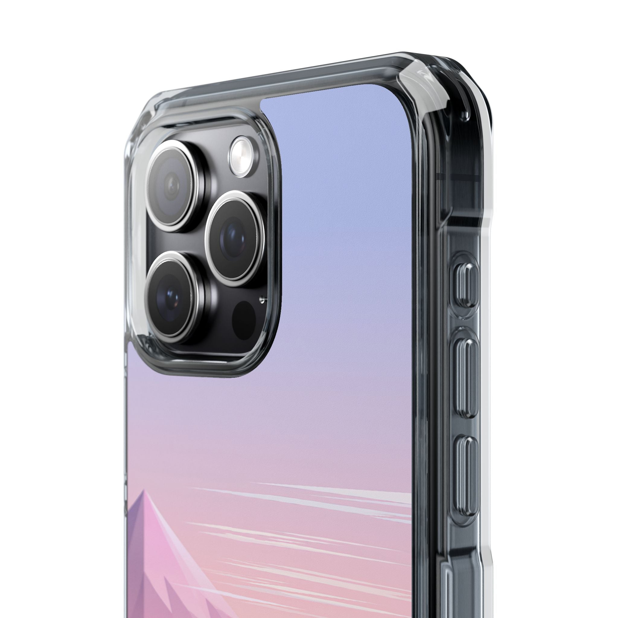 Purple Impact MagSafe Phone Case for iPhone - Lavender Alpine Dawn