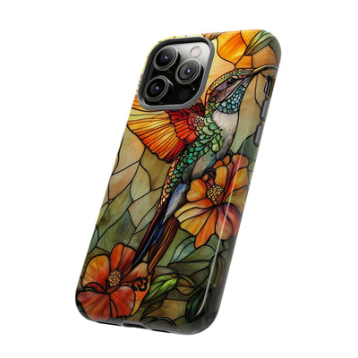 Amber Glass Hummingbird · Tough Phone Case for iPhone