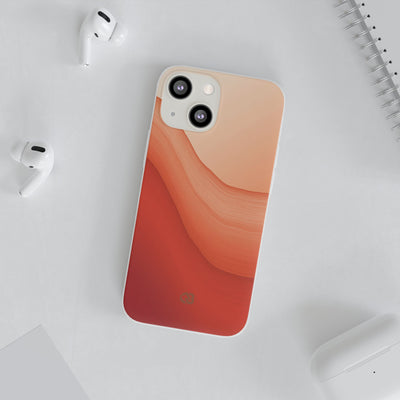Terracotta Flow · Lite Phone Case for iPhone ·  Orange