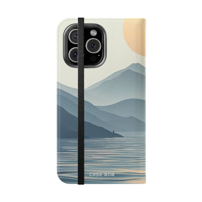 Pale Sun Horizon - iPhone 16 Max Case - Wallet