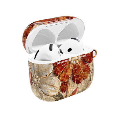 Carnelian Pearl Bloom · Hard Case for AirPods & AirPods Pro · Orange